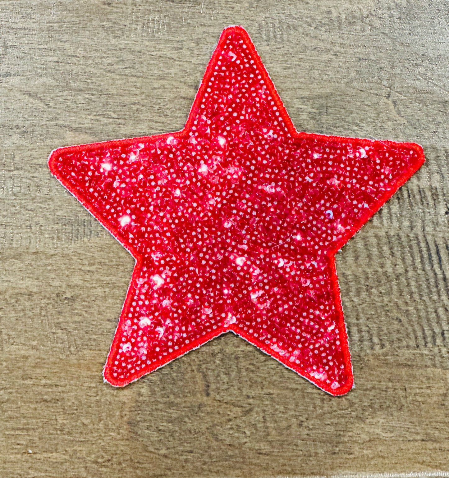 5” Sequin Star Patch