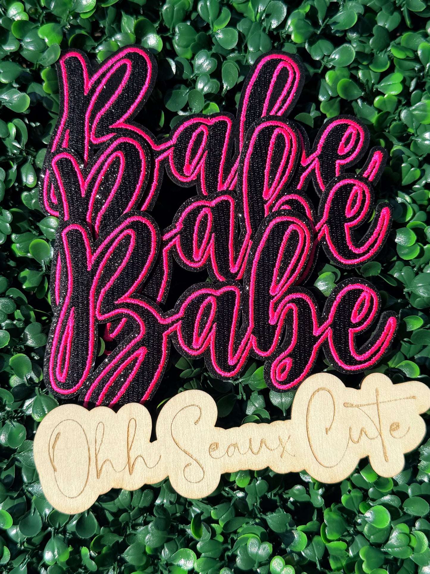 6” Neon Pink BABE