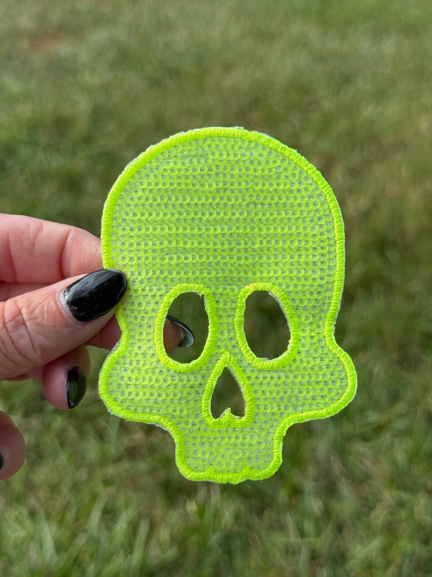 3.5” Neon Skull Head
