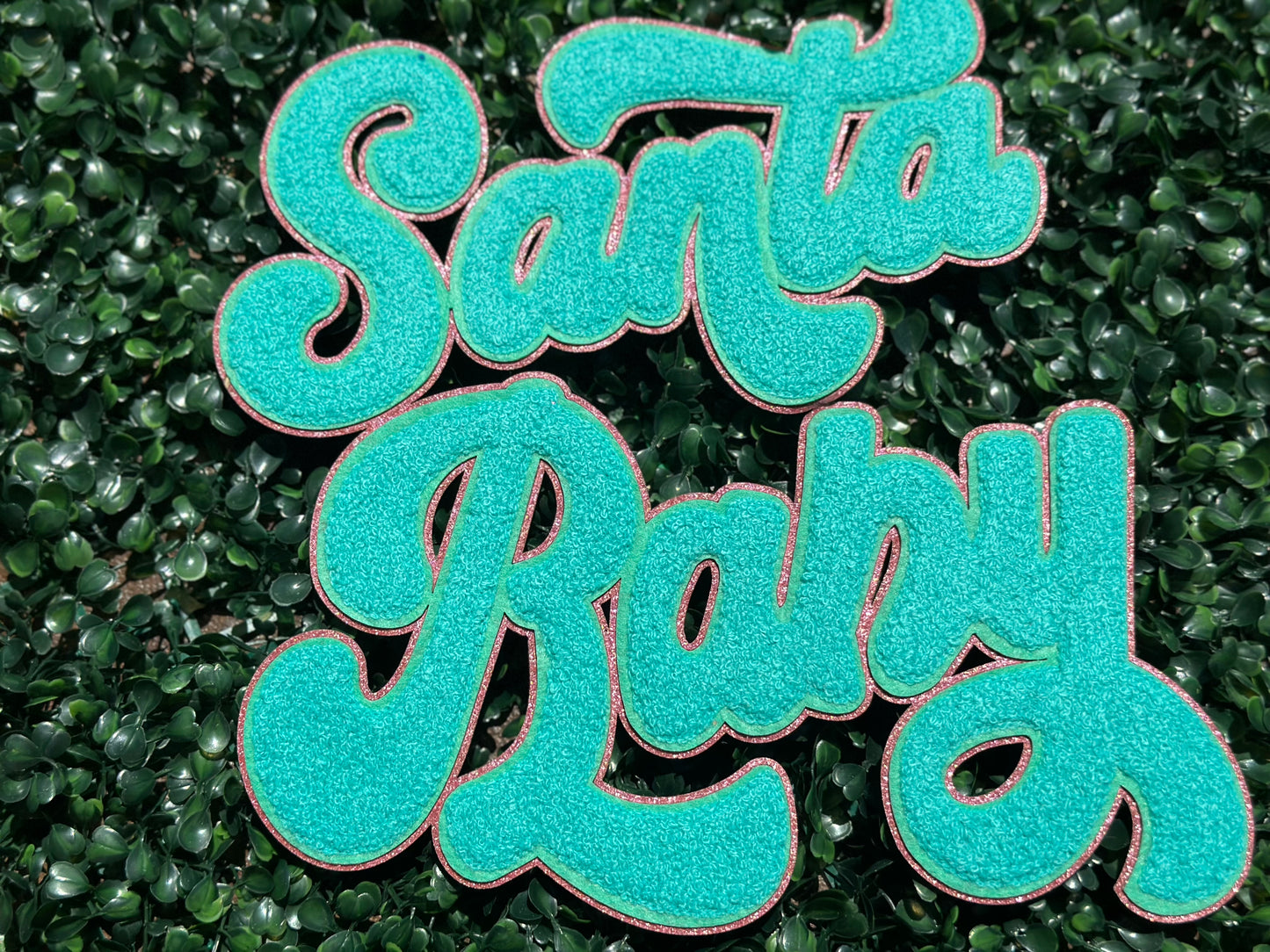 11” Chenille Santa Baby Patch
