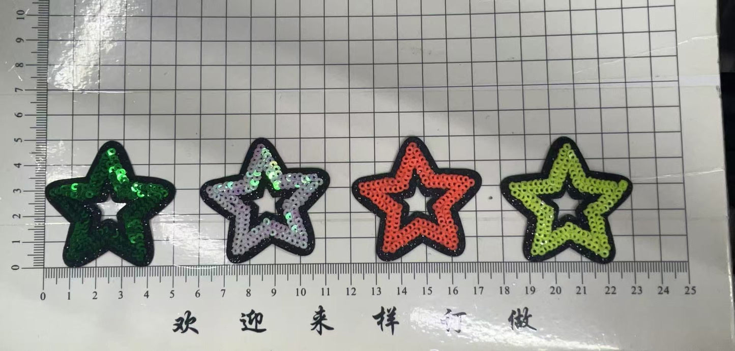 2” Hollow Sequin Star