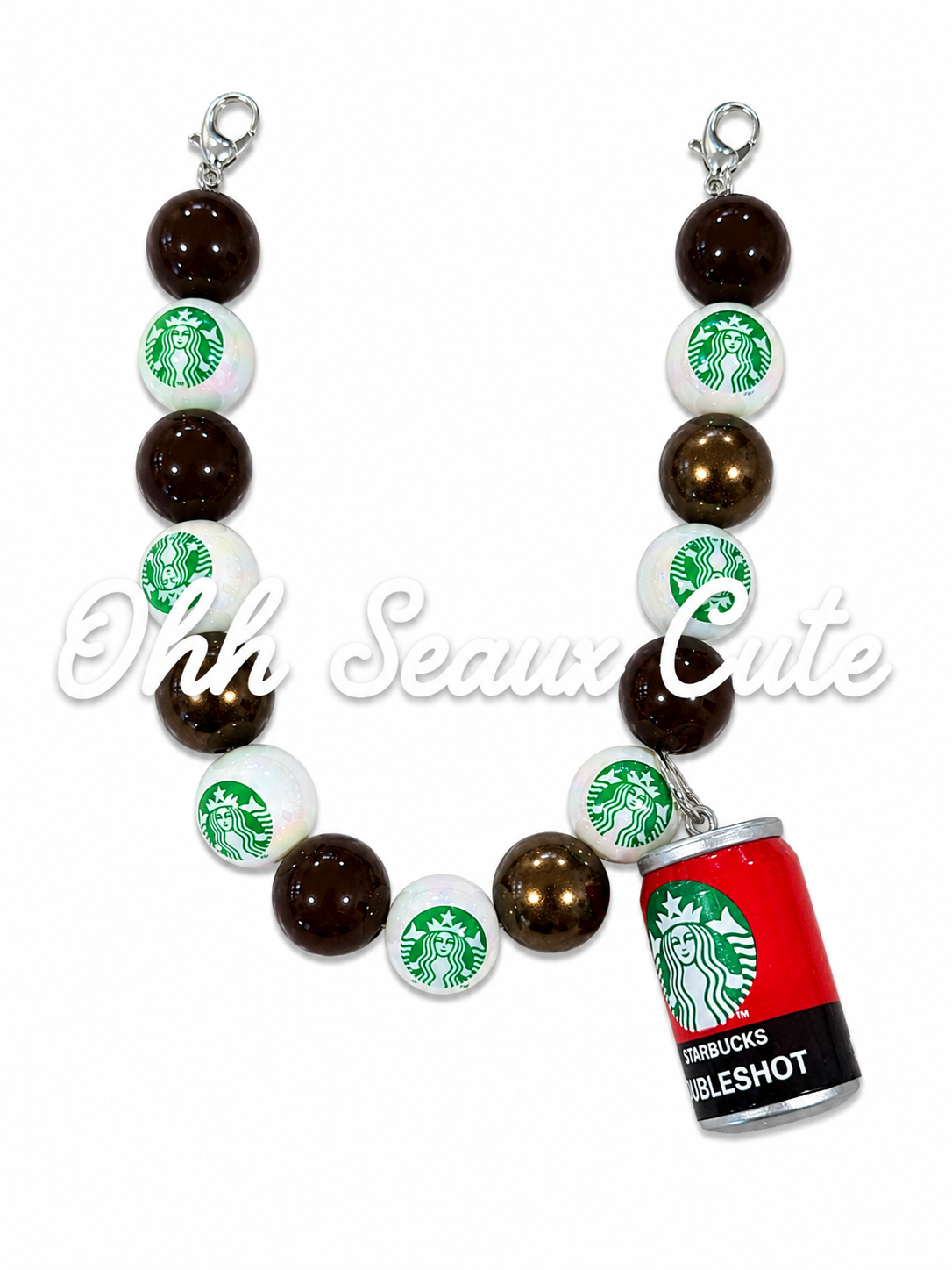 9” Starbucks Double Shot Hat Chain