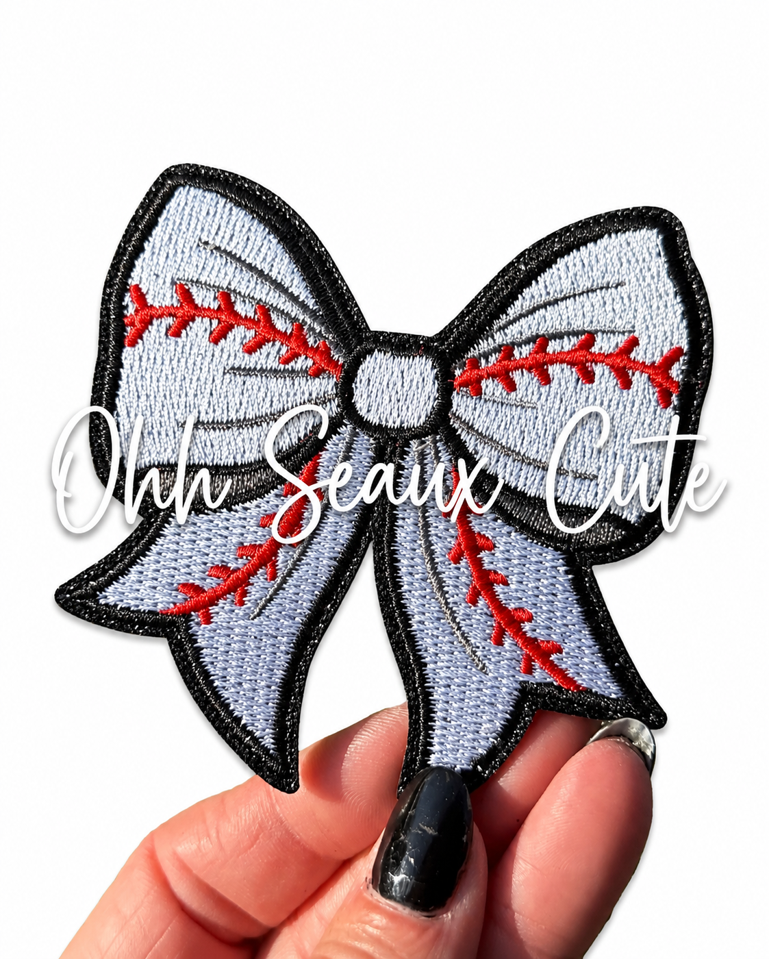 3” Baseball Bow