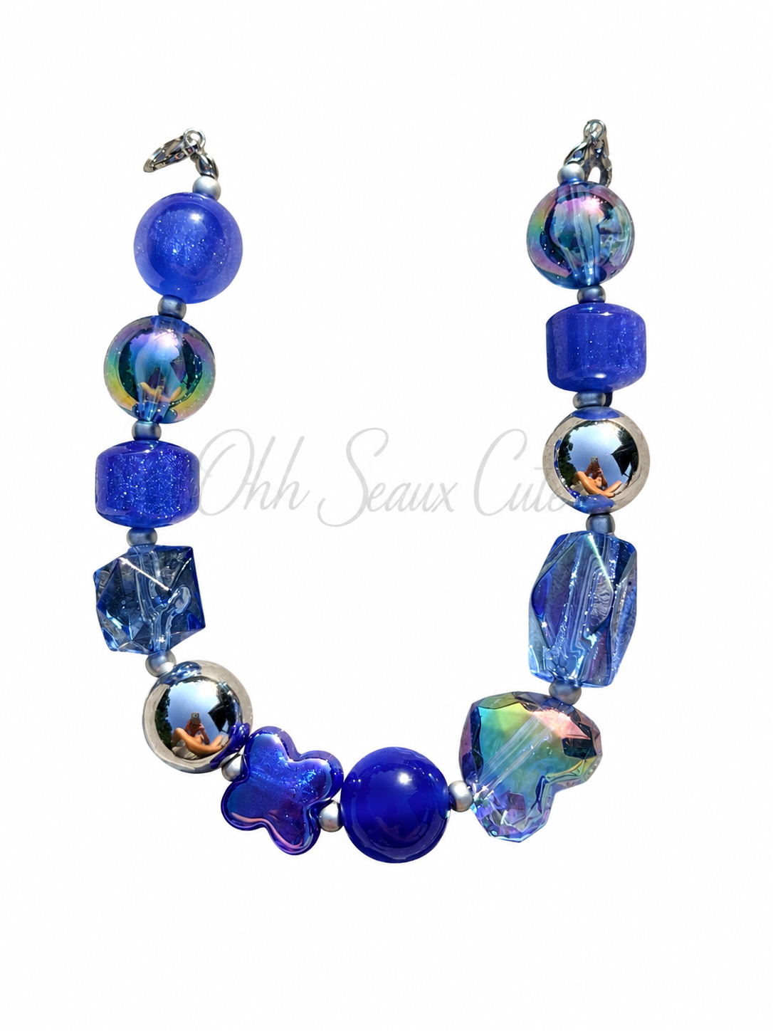 9” Royal Blue 1 Hat Chain