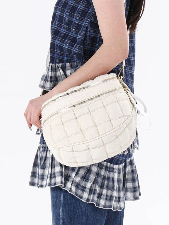 Puff Bum Bag- Light Pink