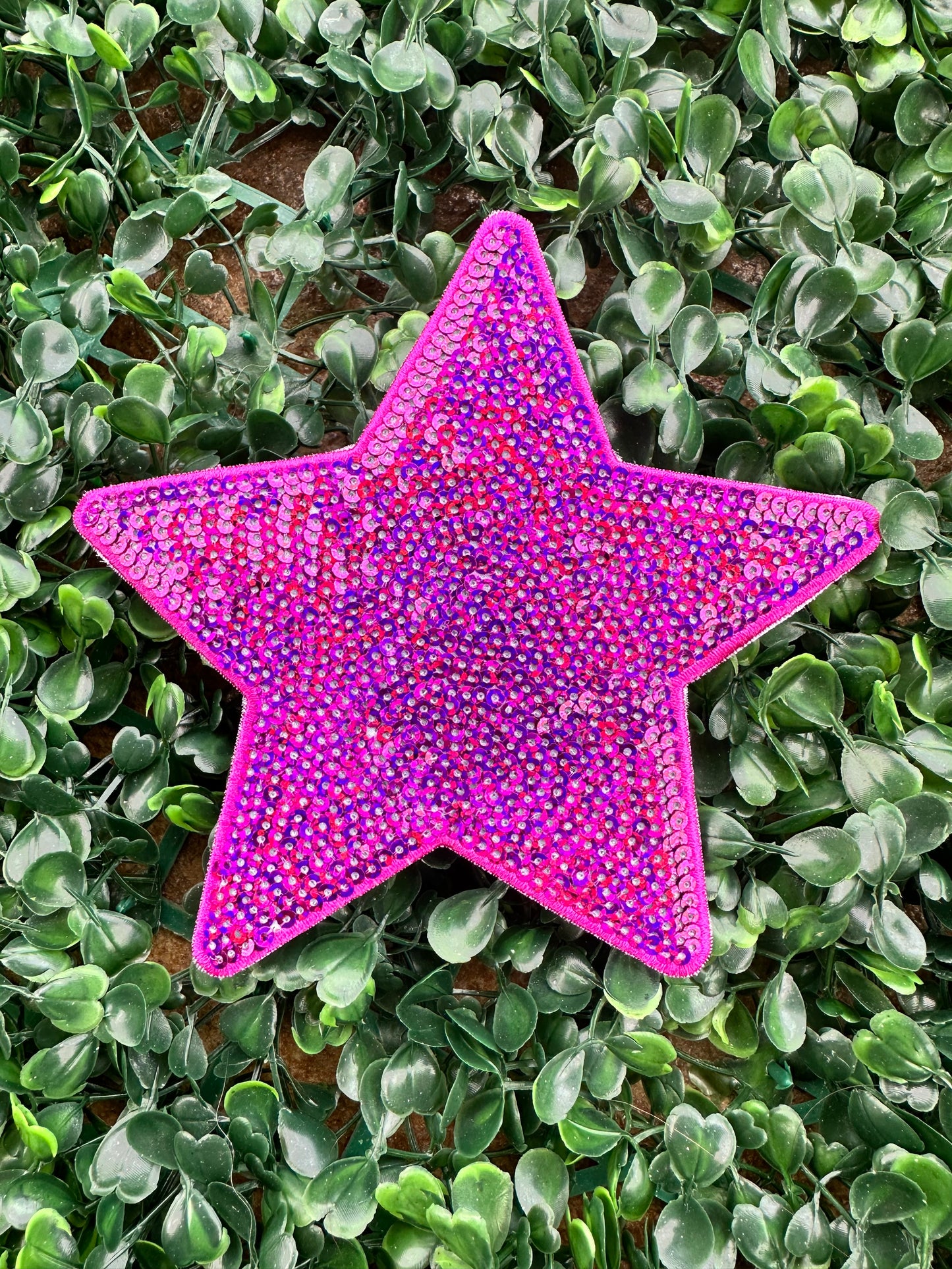 5” Sequin Star Patch