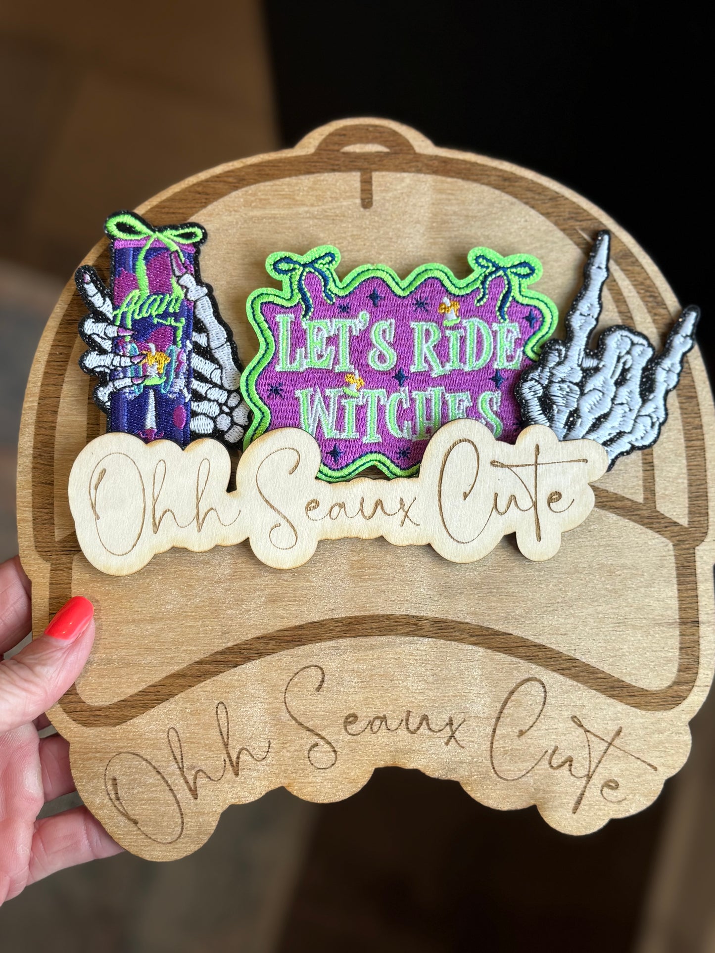 2.5” Glow Rock N Roll Skeleton Hand