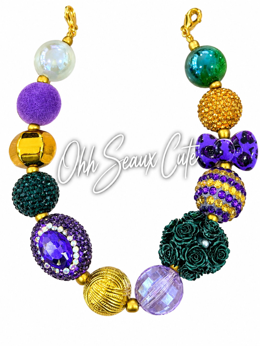 9” Mardi Gras 13 Hat Chain