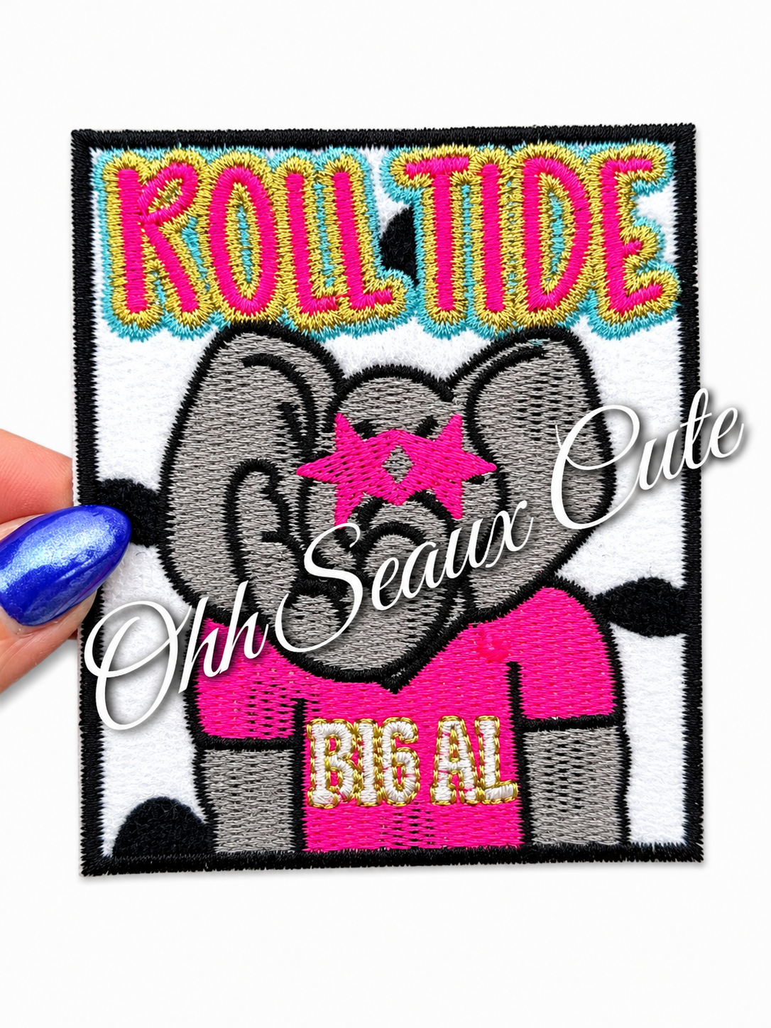 3.5” Preppy Alabama Roll Tide