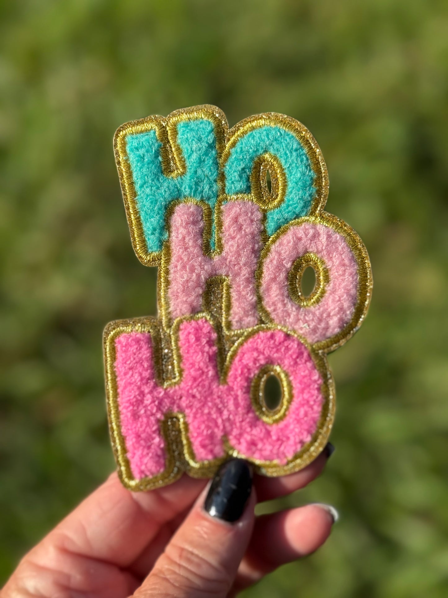3.5” Chenille HOHOHO