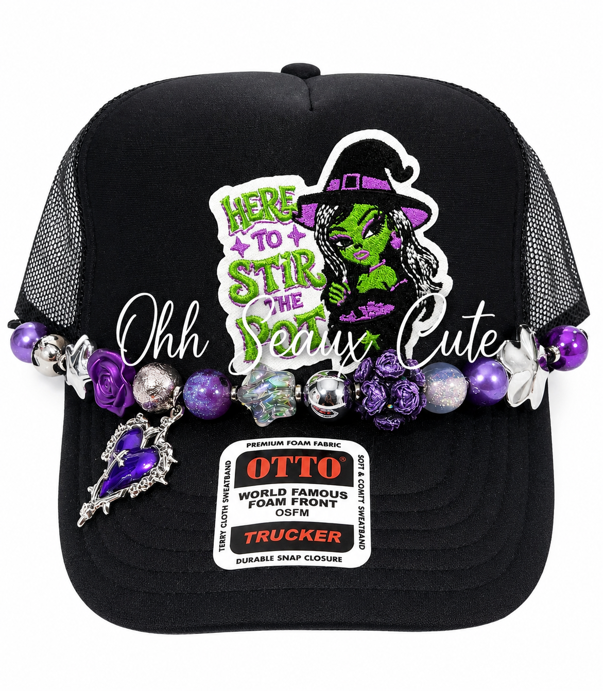 3” Pot Stirring Witch