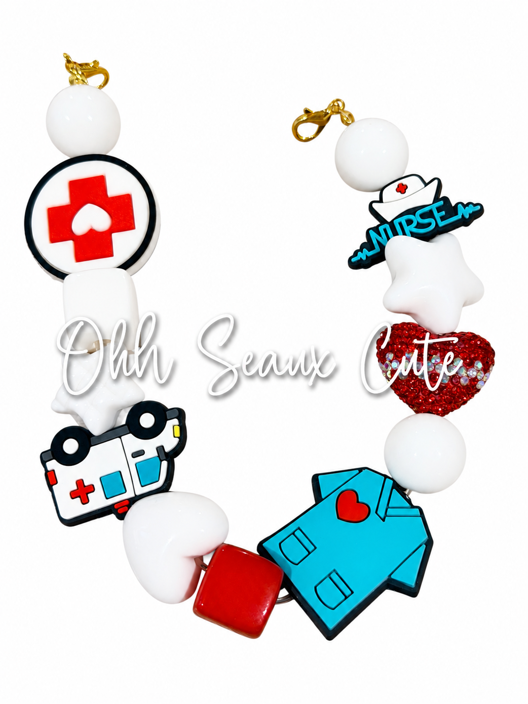 9” Nurse Hat Chain