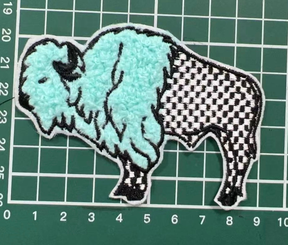 3.5” Checkered Buffalo