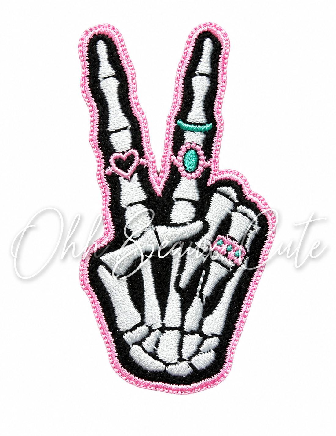 3” Baddie Peace Skeleton