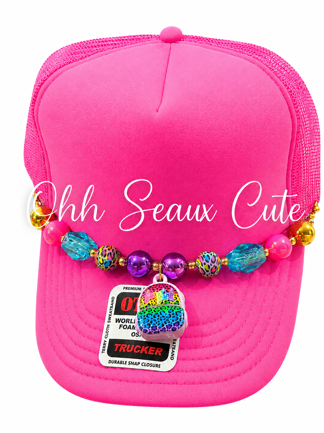 9” Lisa Frank Backpack Hat Chain