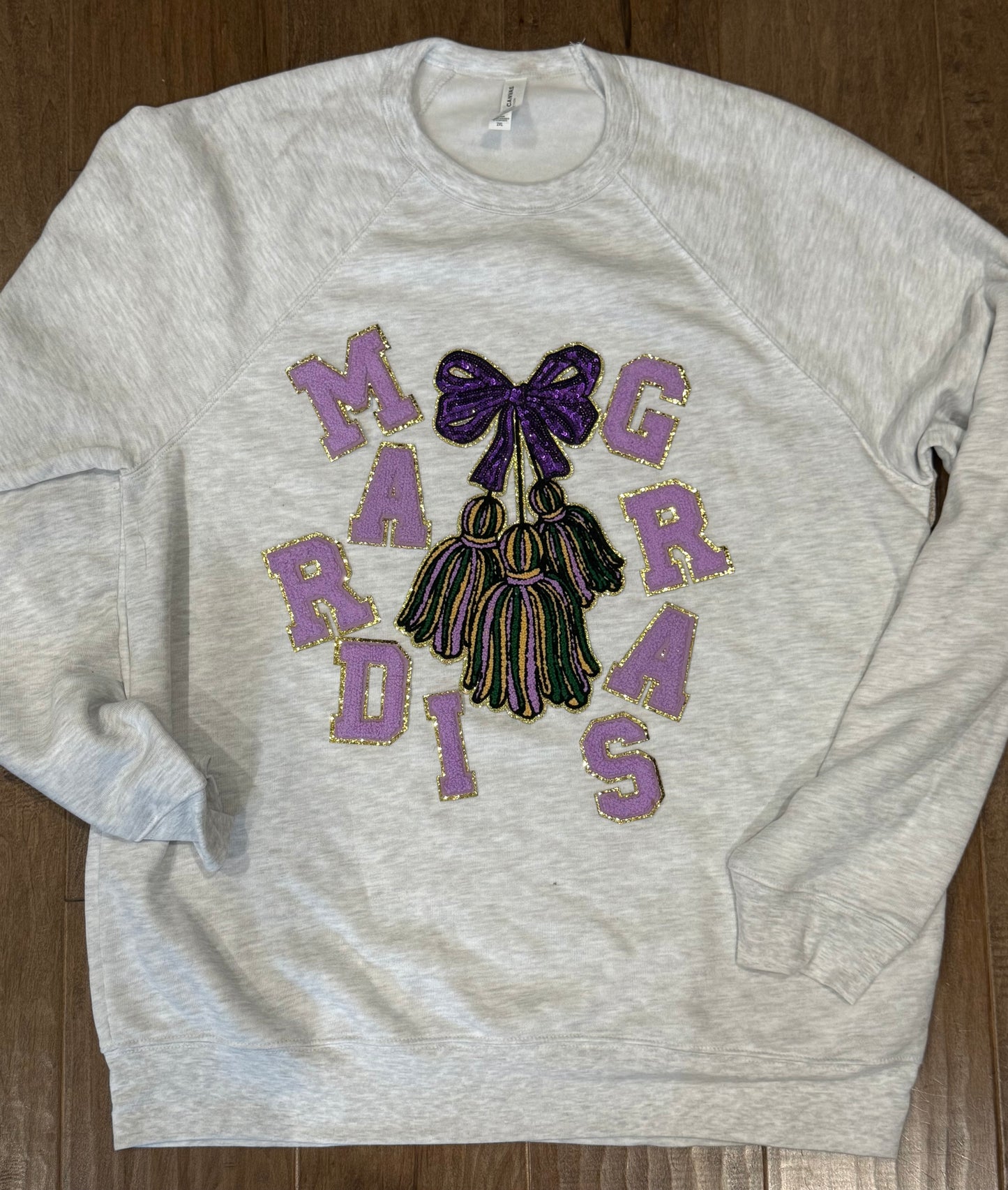 12” Chenille Mardi Gras Tassel