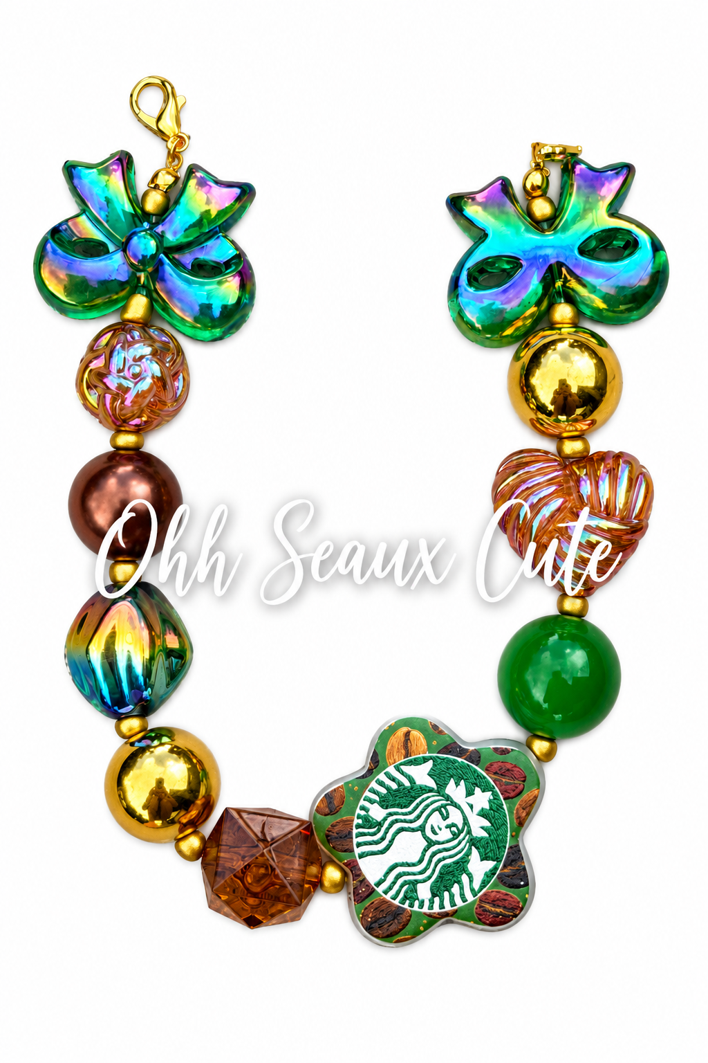 9” Starbucks 6 Hat Chain
