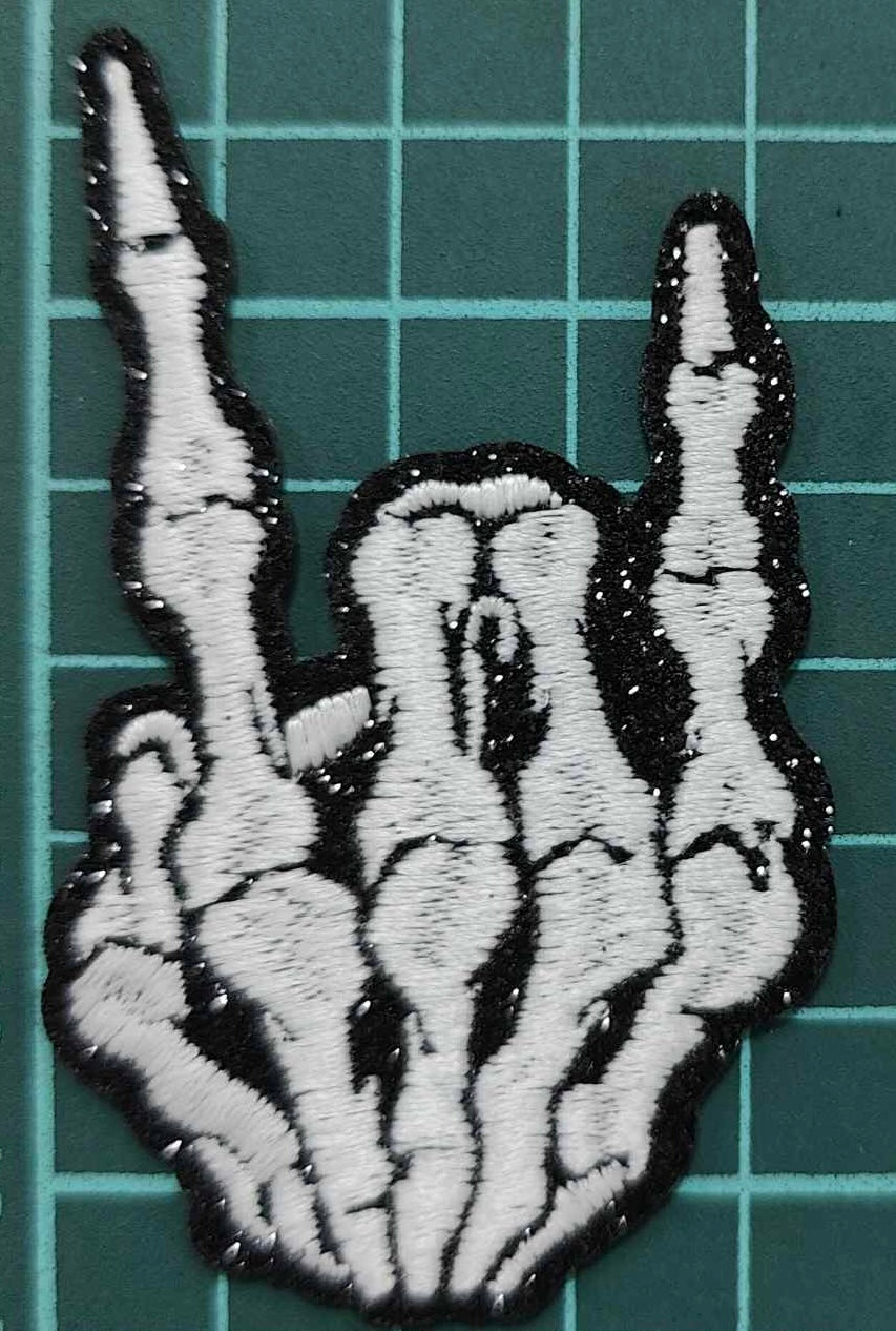 2.5” Glow Rock N Roll Skeleton Hand