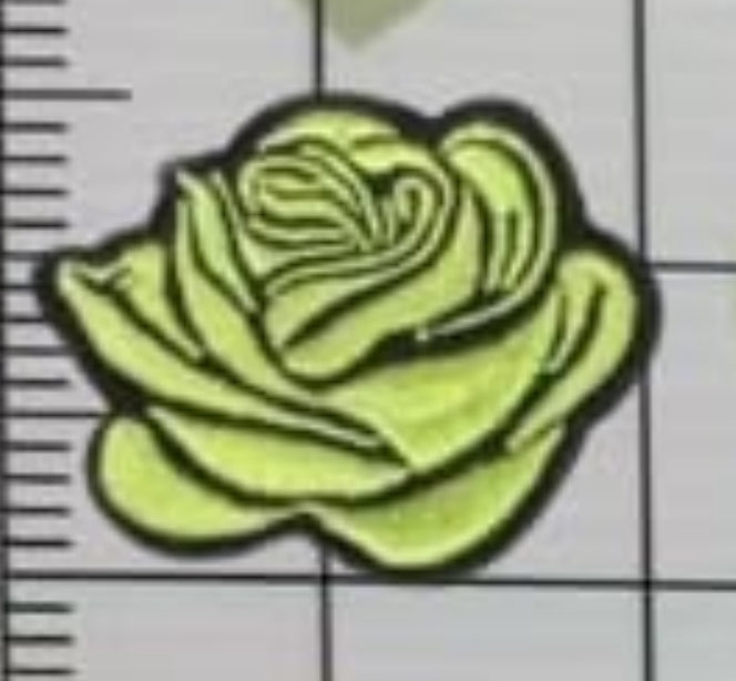2” Embroidery Rose- Two Tone