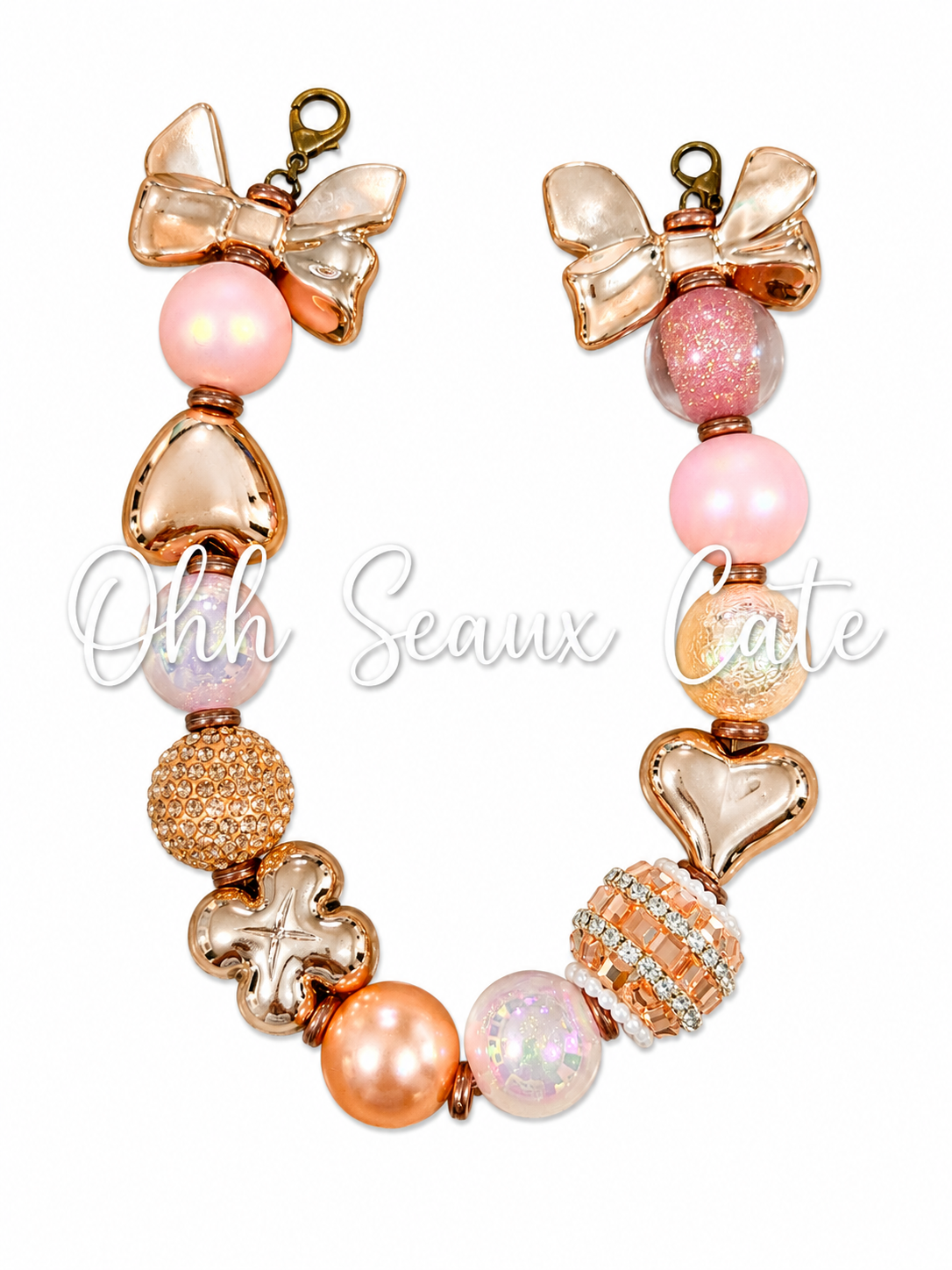 Rose Gold 4 Hat Chain