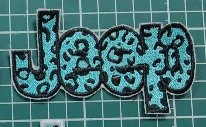 4” Leopard Teal Jeep (OSC Original Pattern)