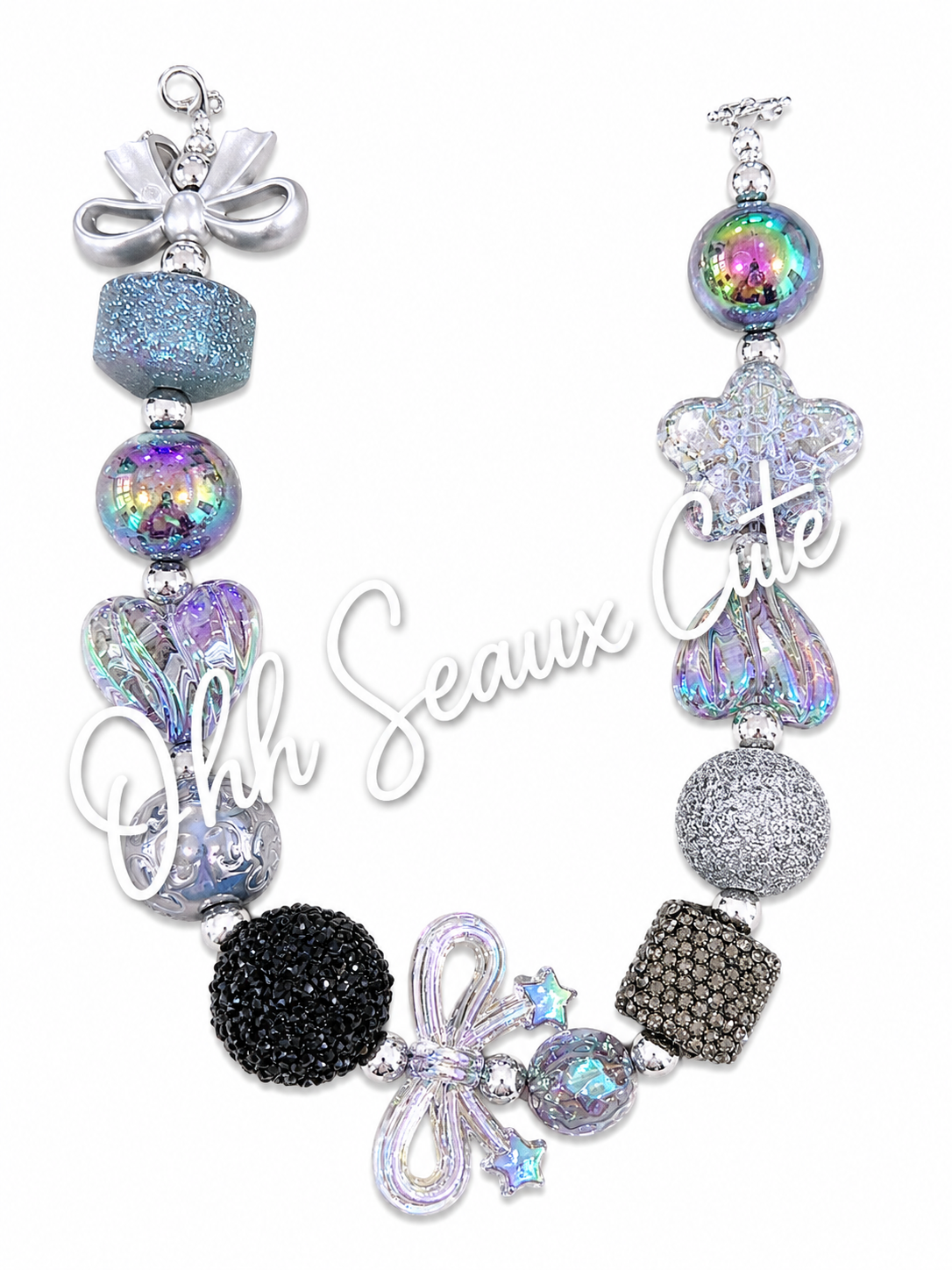 9” Platinum Ice Hat Chain