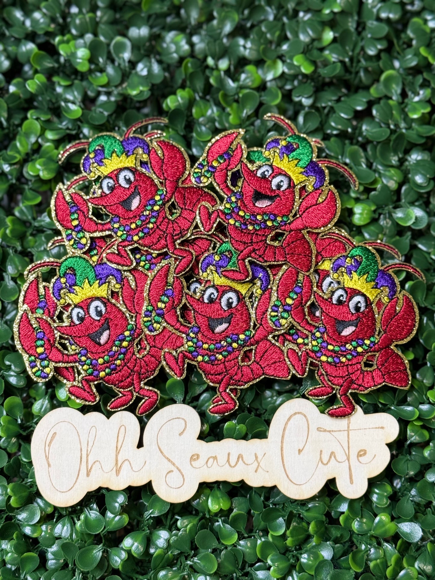 3” Mardi Gras Dancing Crawfish (OSC Original)DO NOT COPY