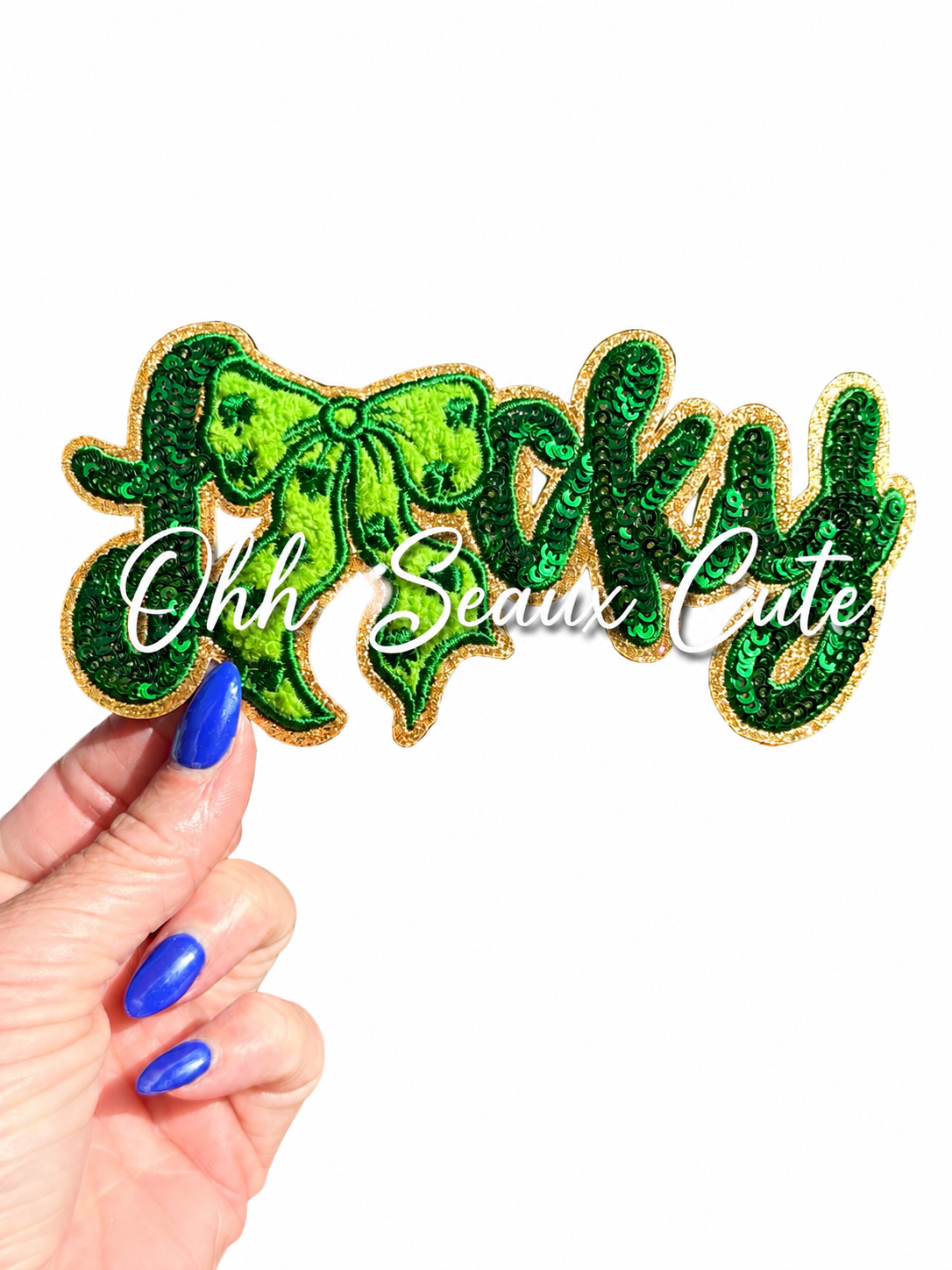 5” Sequin LUCKY