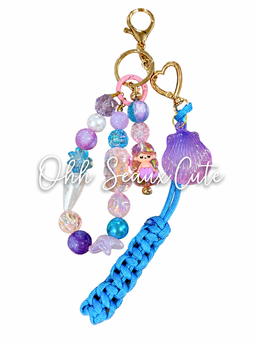 Seashell 1 Bag Charm/Keychain