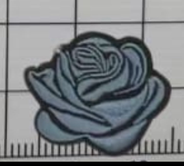 2” Embroidery Rose- Two Tone