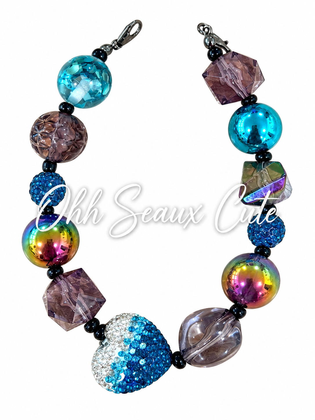 9” Blue Diamond 2 Hat Chain
