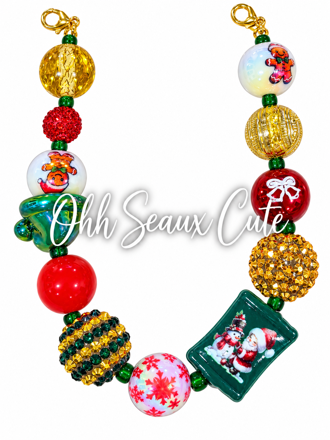 9” Christmas 10 Hat Chain