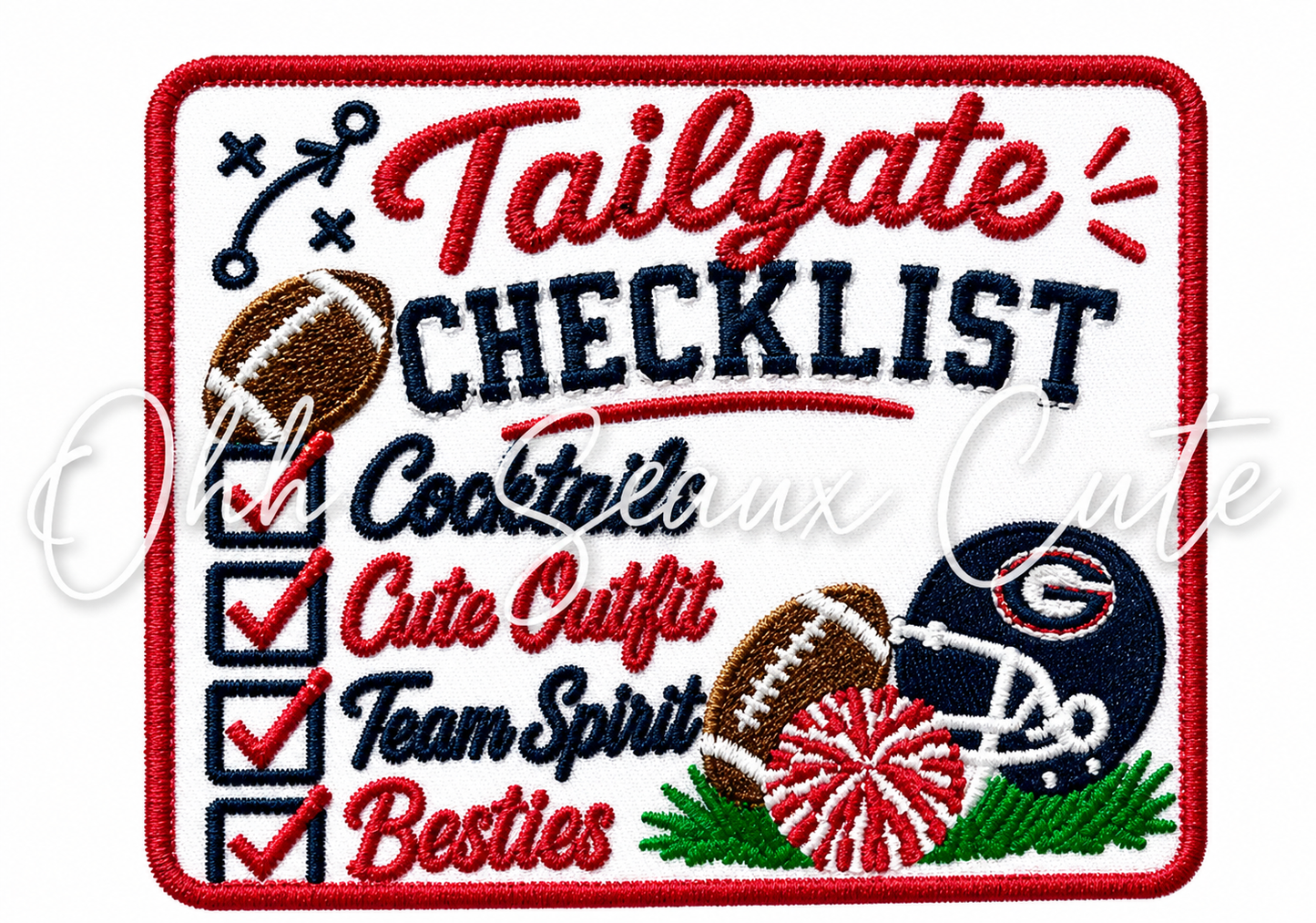 4” Game Day Checklist-Georgia