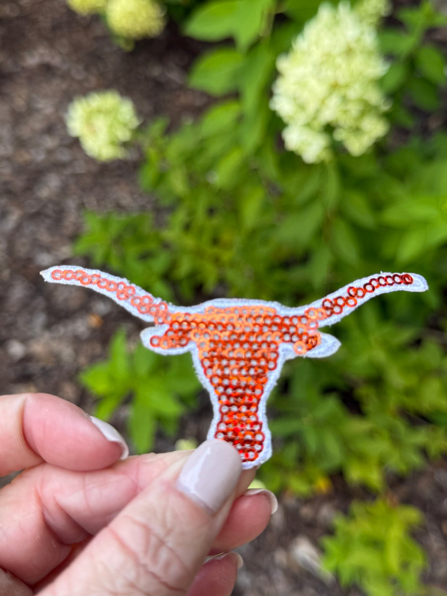 3.5” Sequin Longhorn