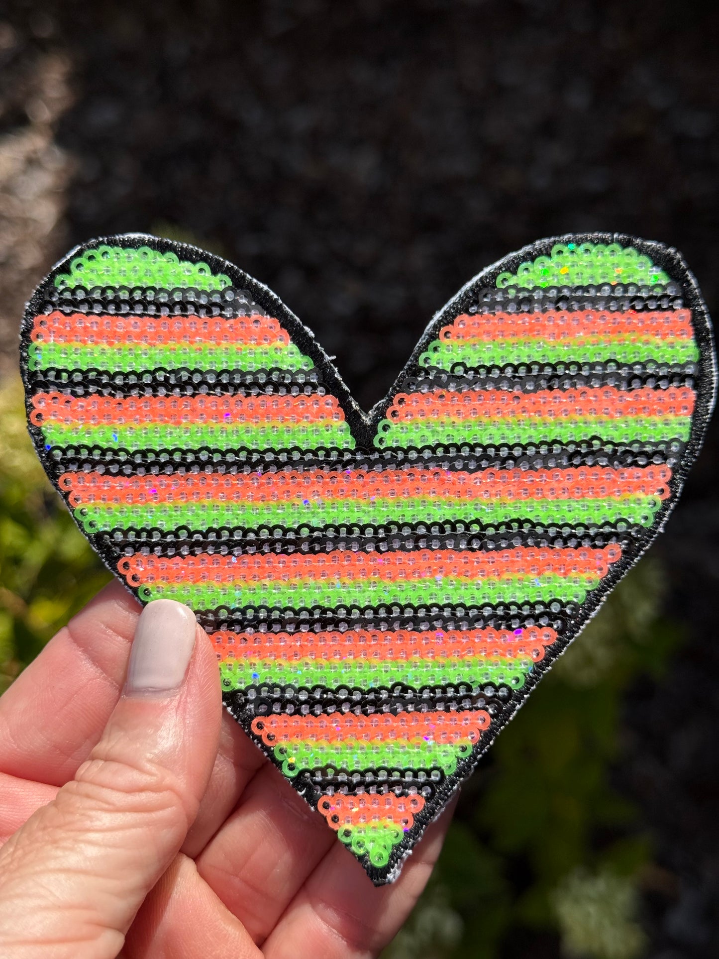 3.5” Stripe Heart