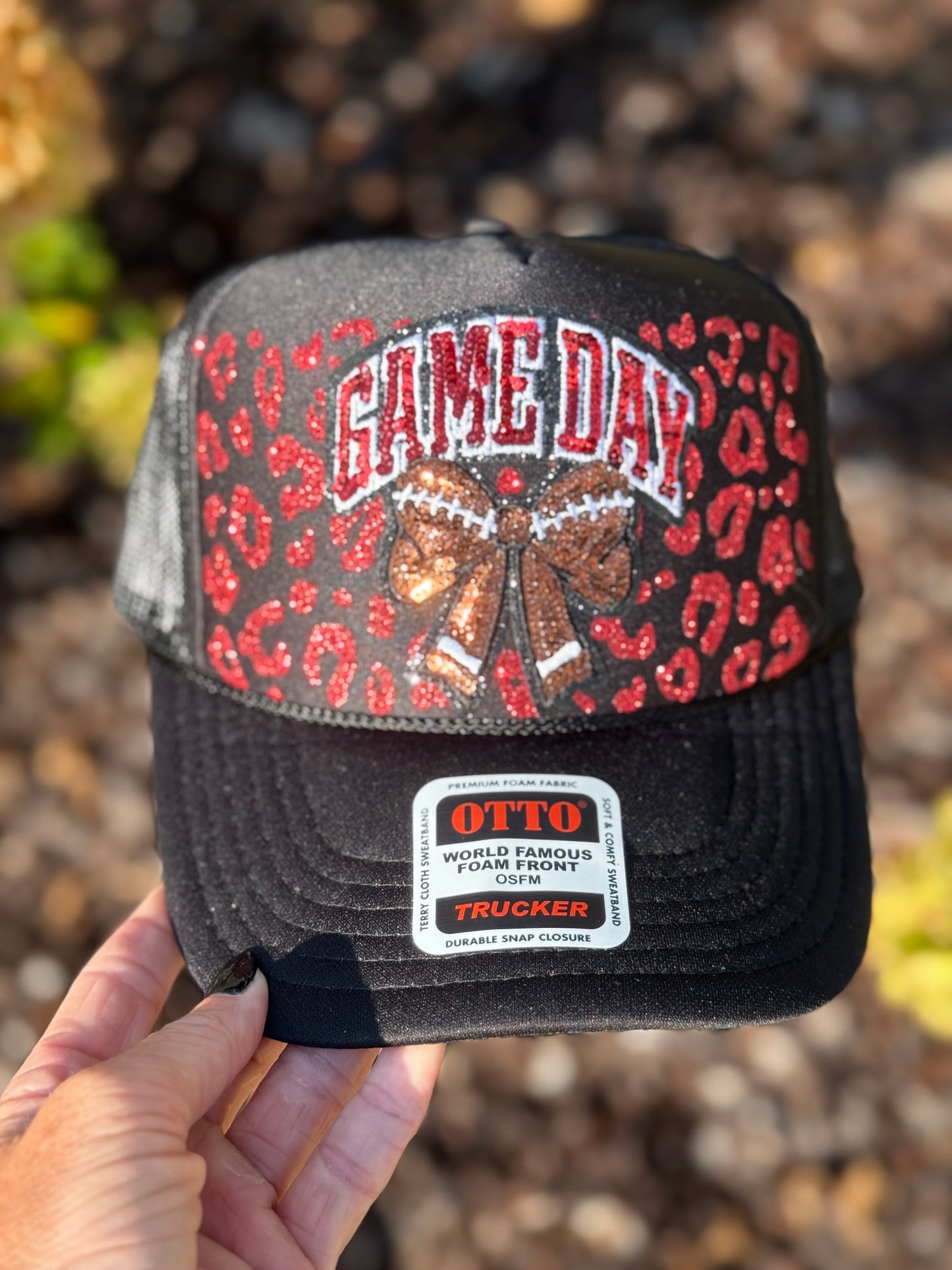 3.5” Sequin GAME DAY Bow