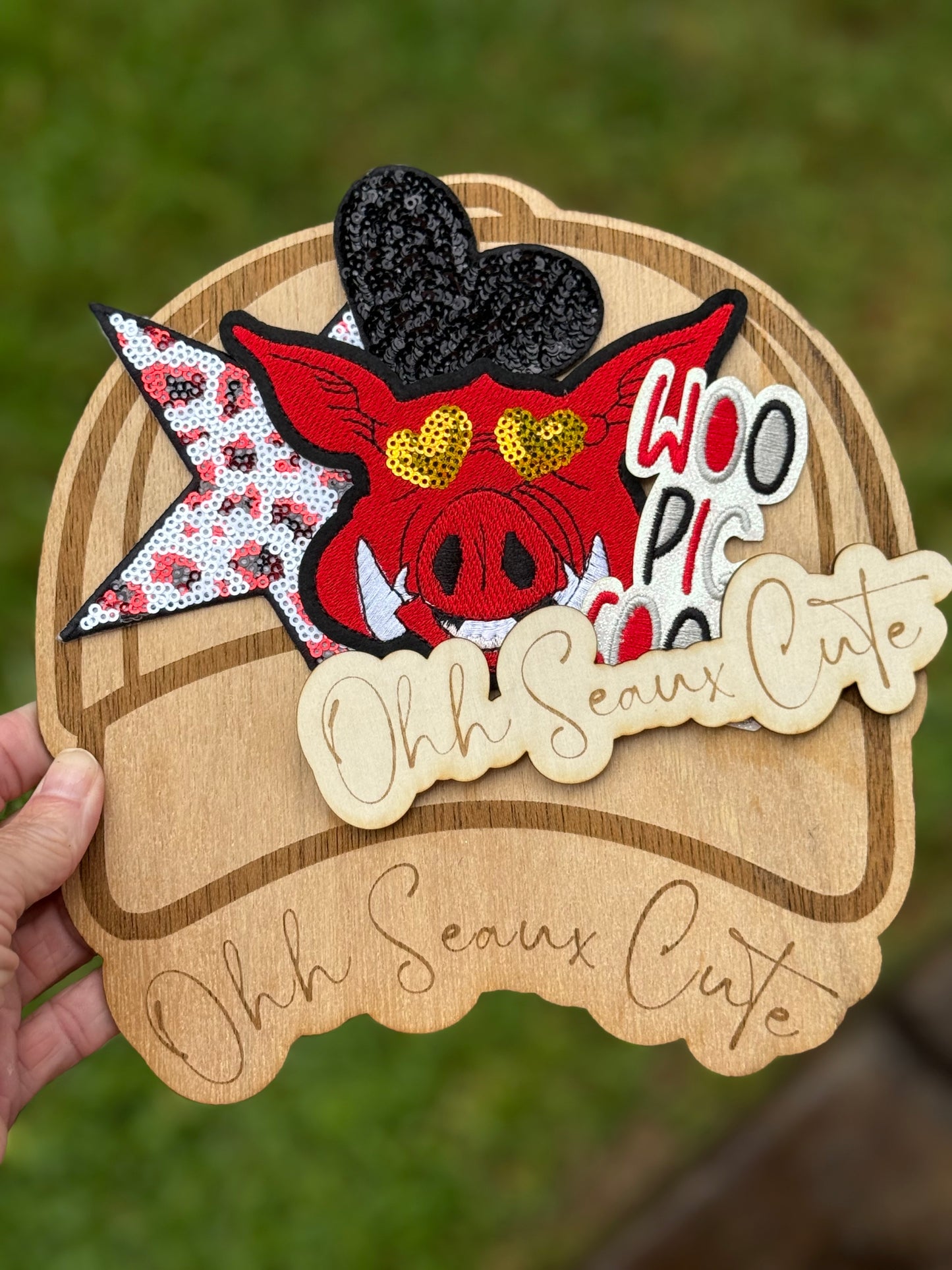 3” Sequin Heart Eye Hog
