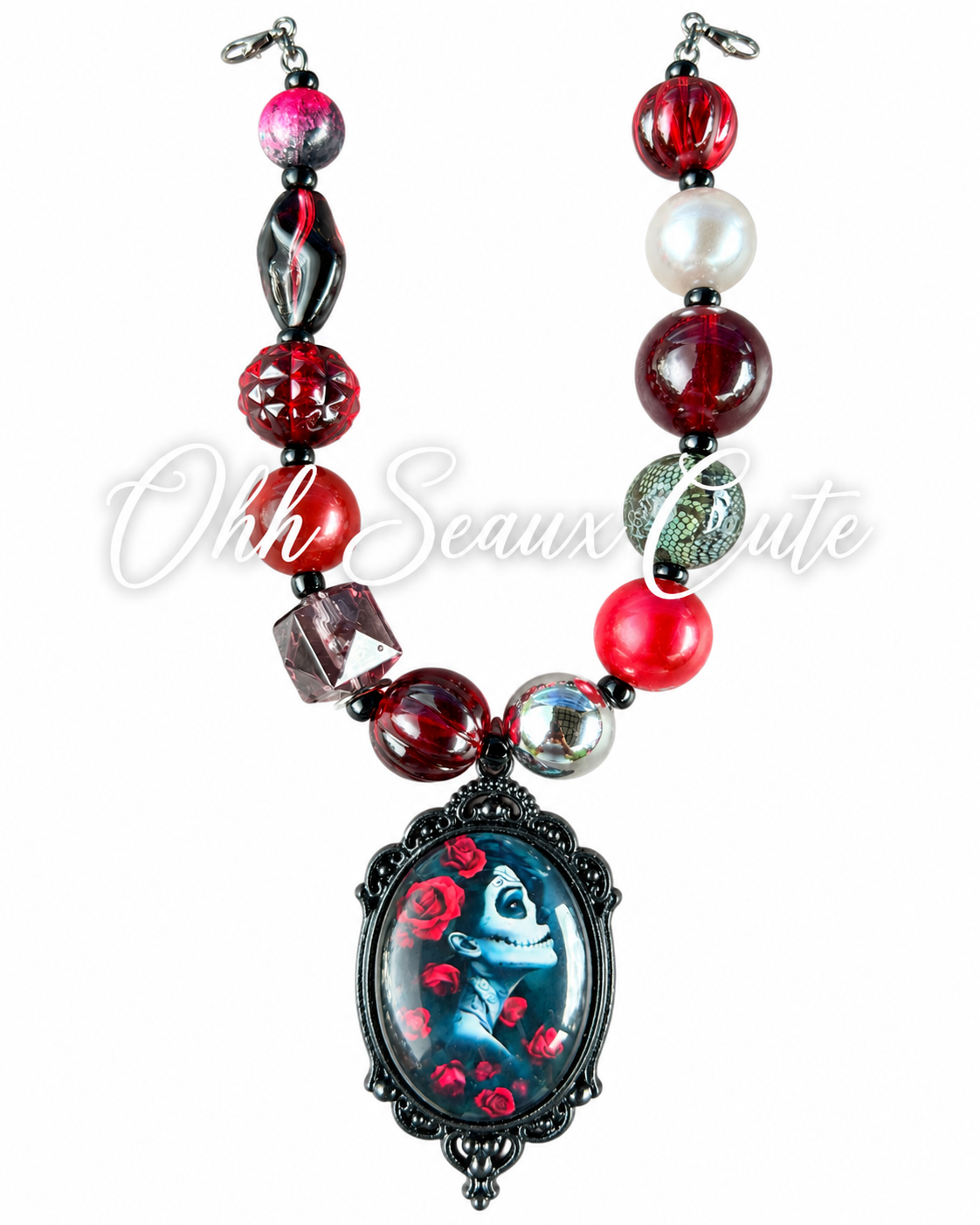 Red 7 Hat Chain