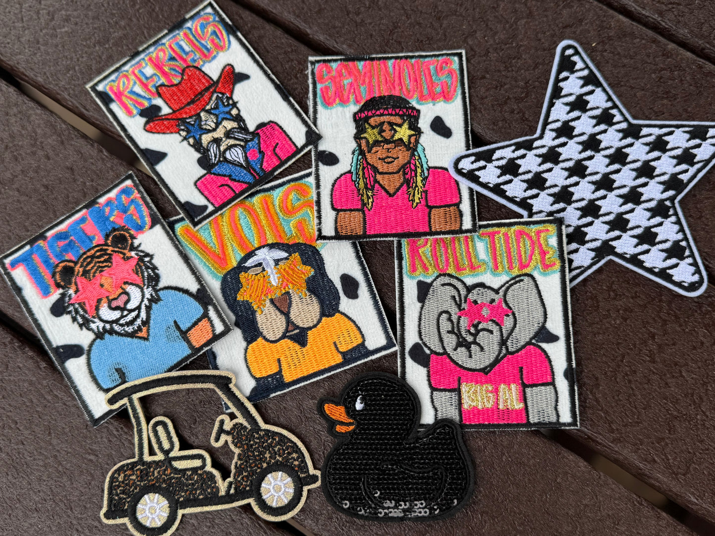 3.5” Leopard Golf Cart-Glitter