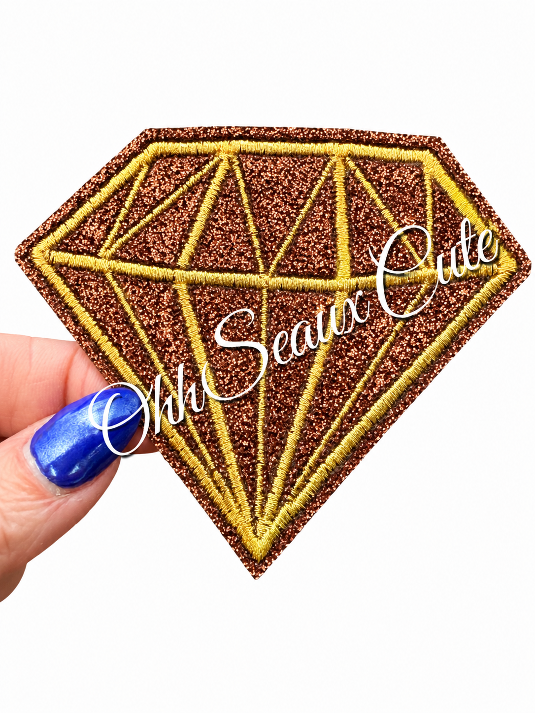 2.5” Glitter Diamond Bronze