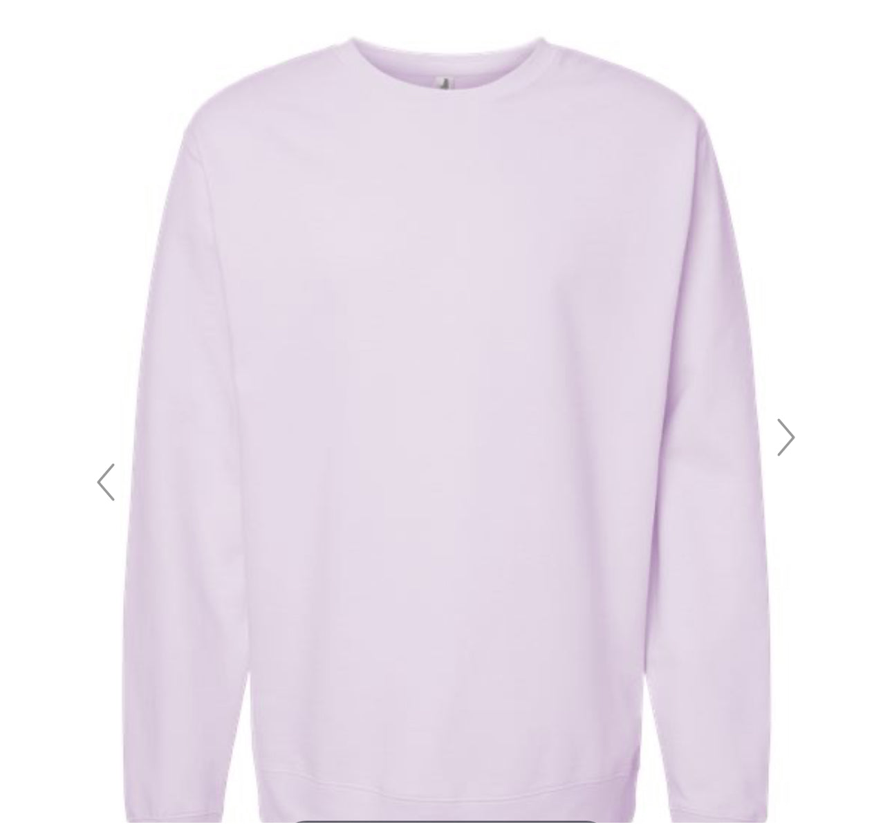 Independent Trading Co Midweight Crewneck Sweatshirt-Lavendar