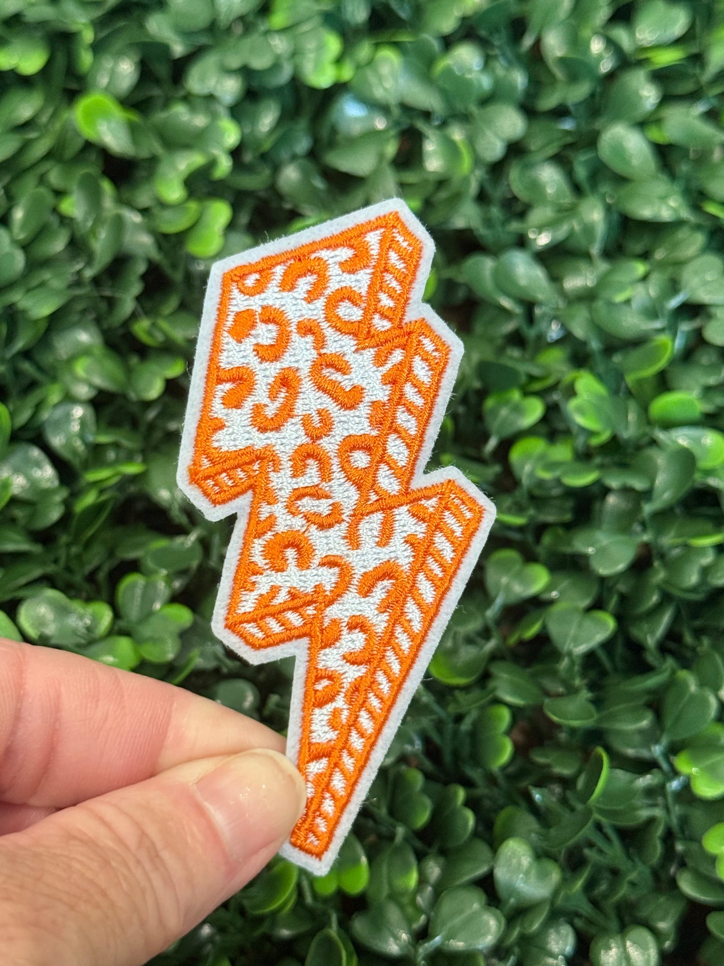 2.5” Leopard Lightening Bolt