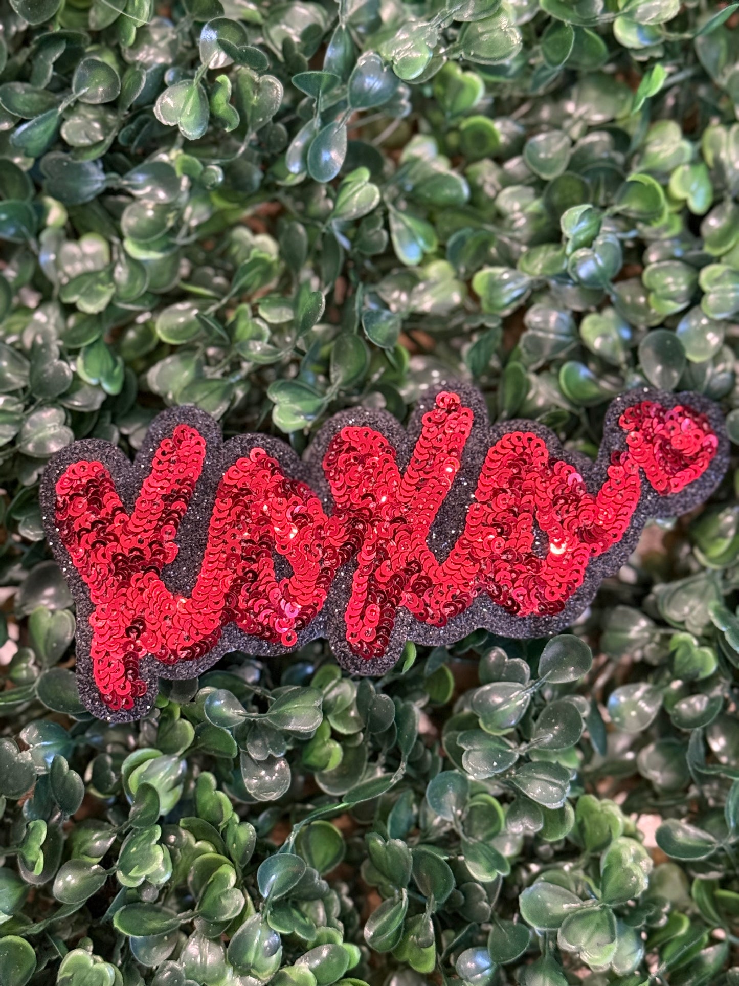 5” Sequin XOXO
