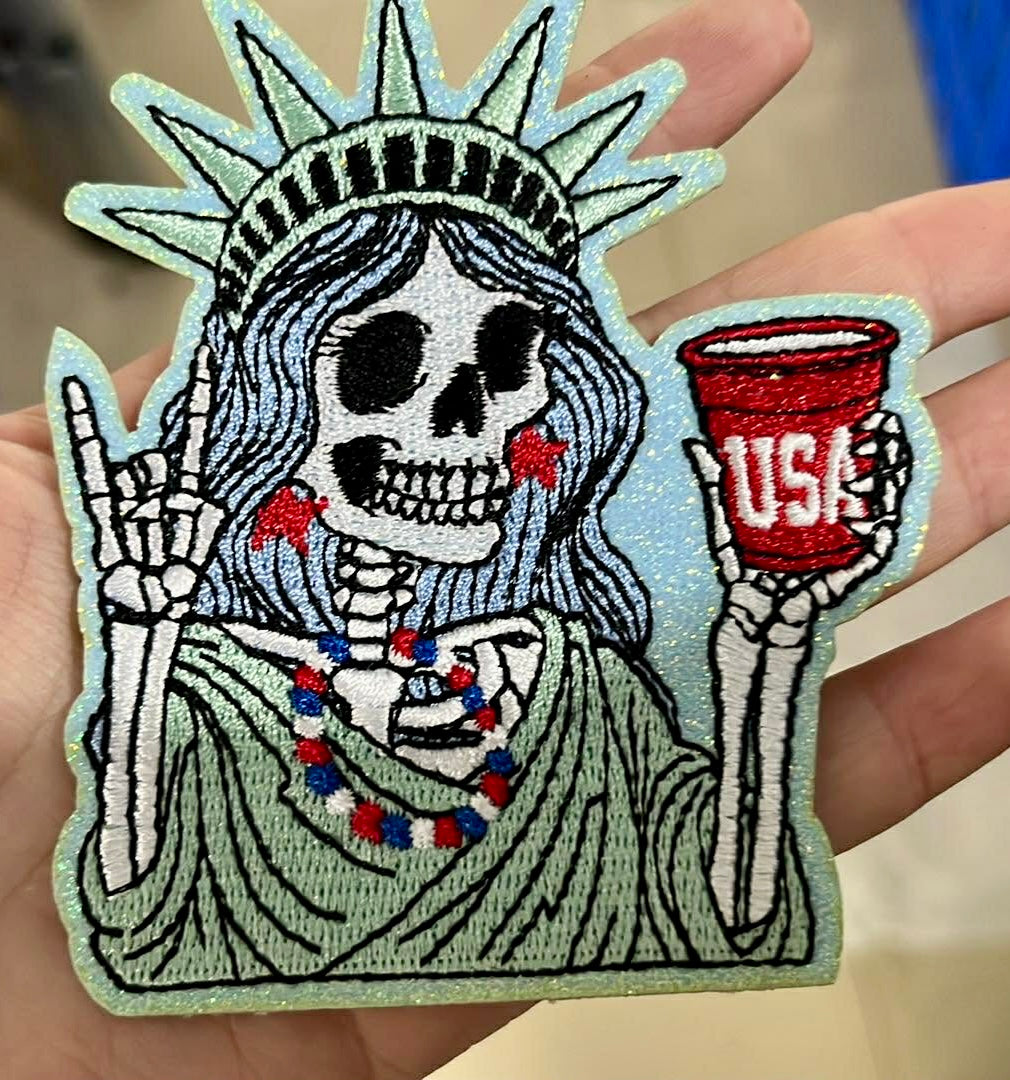 3.5” Patriot Skelly Babe (OSC Copyright)