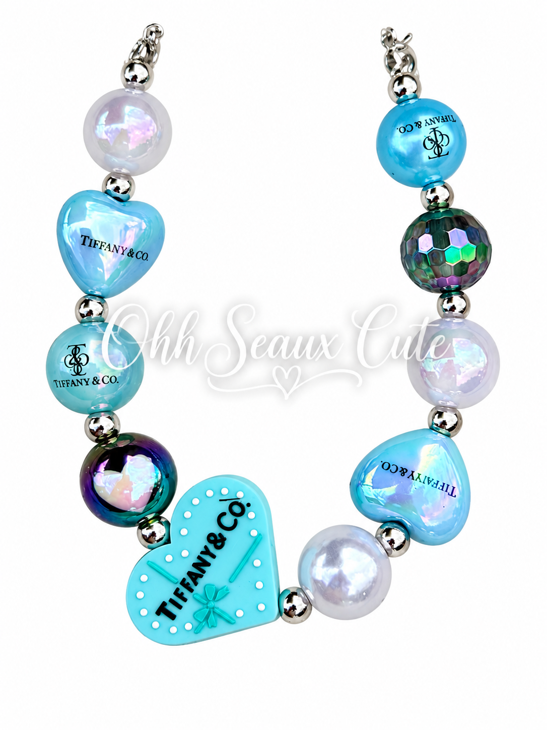 9” Tiffany 5 Hat Chain
