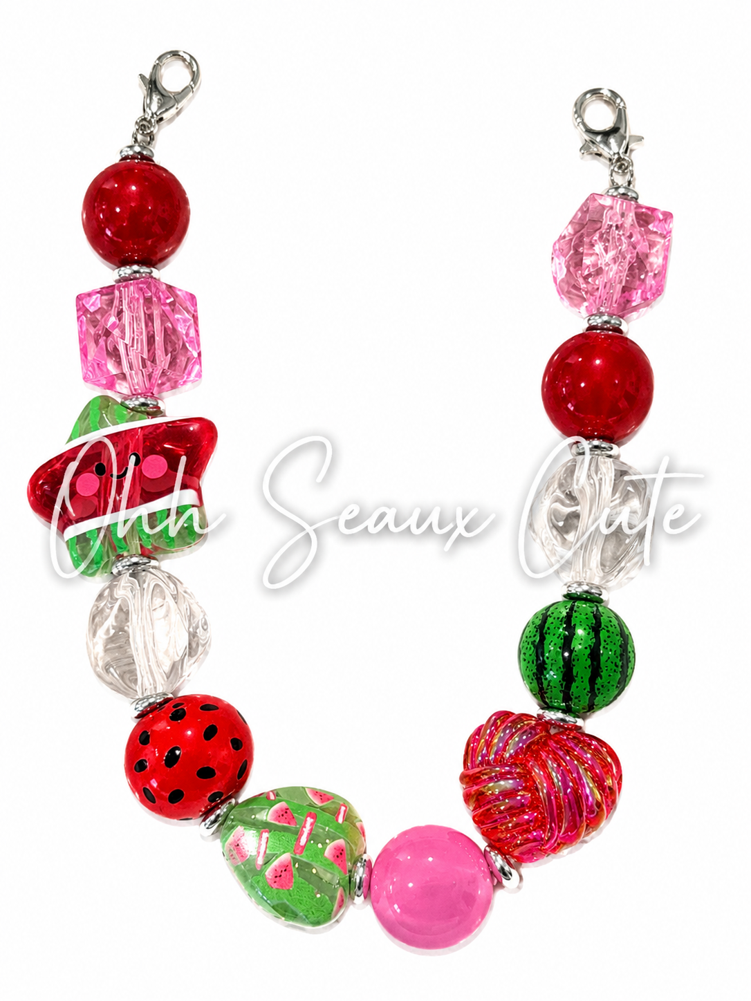 9” Watermelon 8 Hat Chain