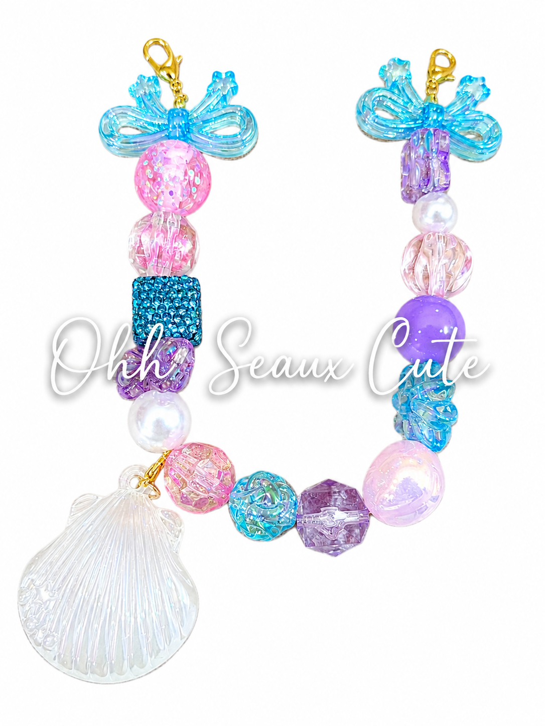 9” Seashell 1 Hat Chain