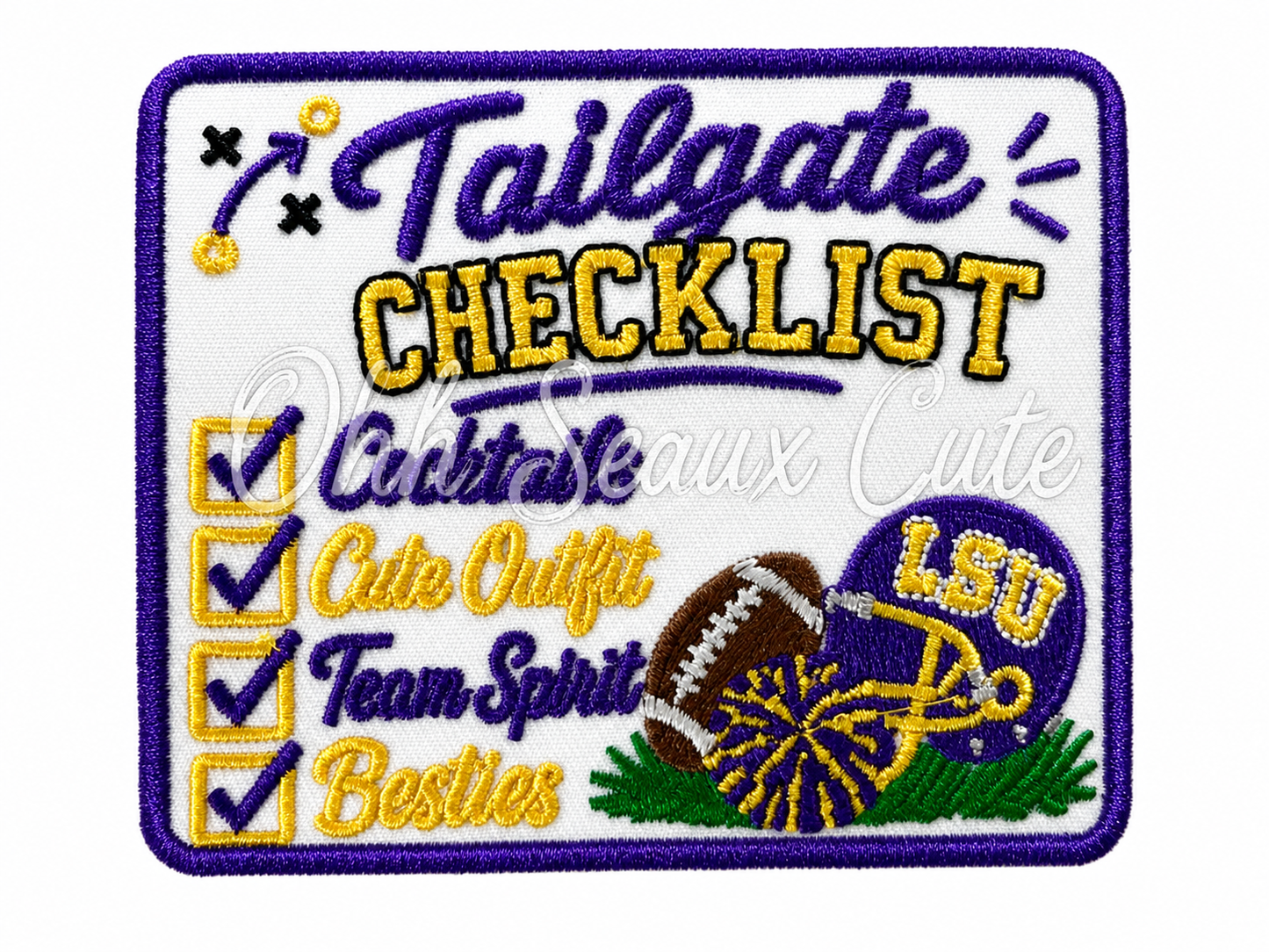 4” Game Day Checklist-LSU