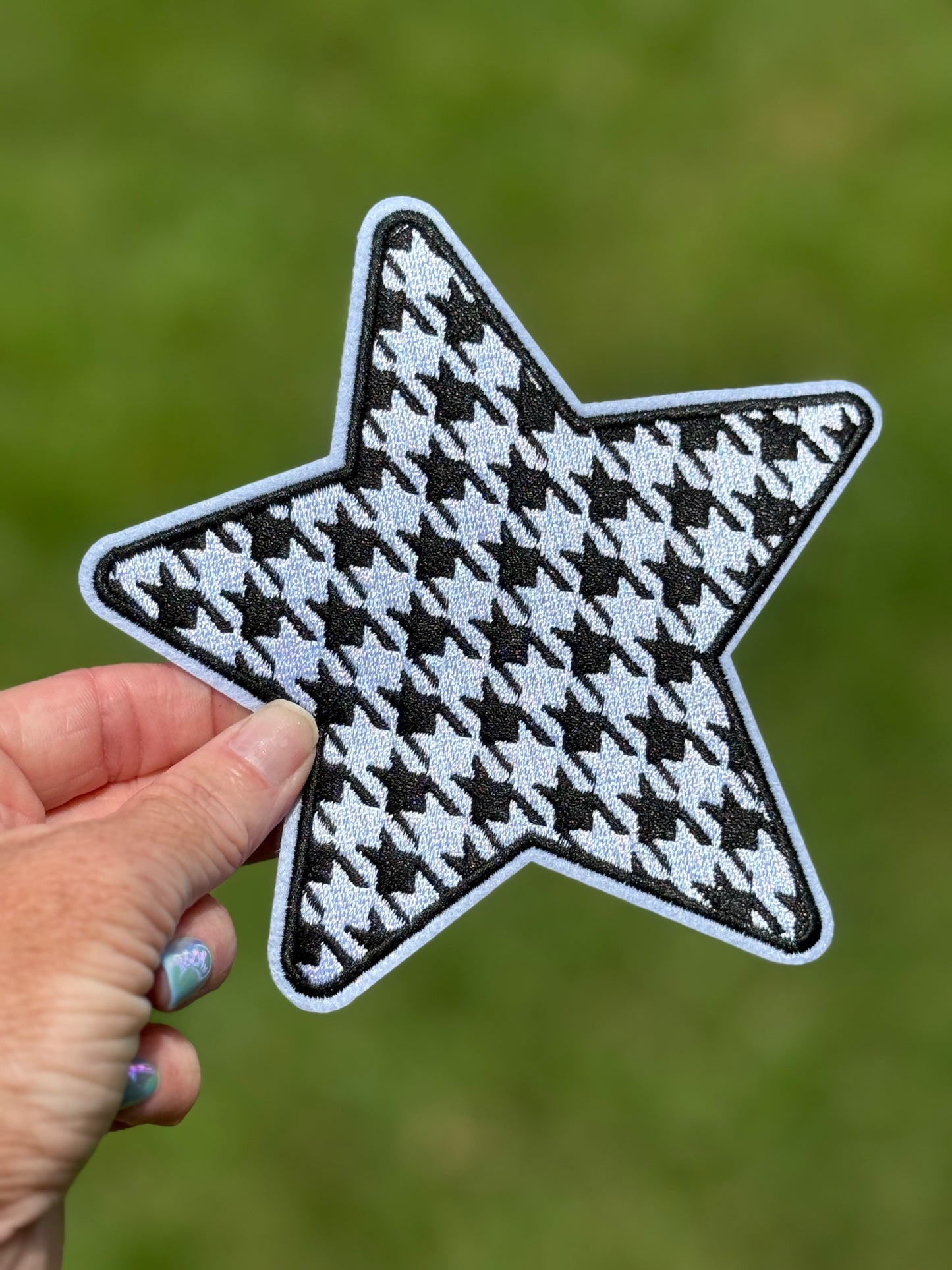 4.5” Houndstooth Star