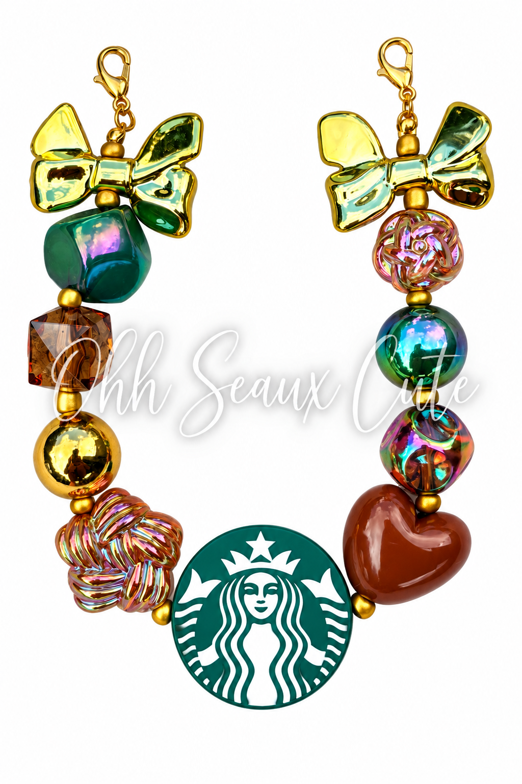 9” Starbucks 5 Hat Chain